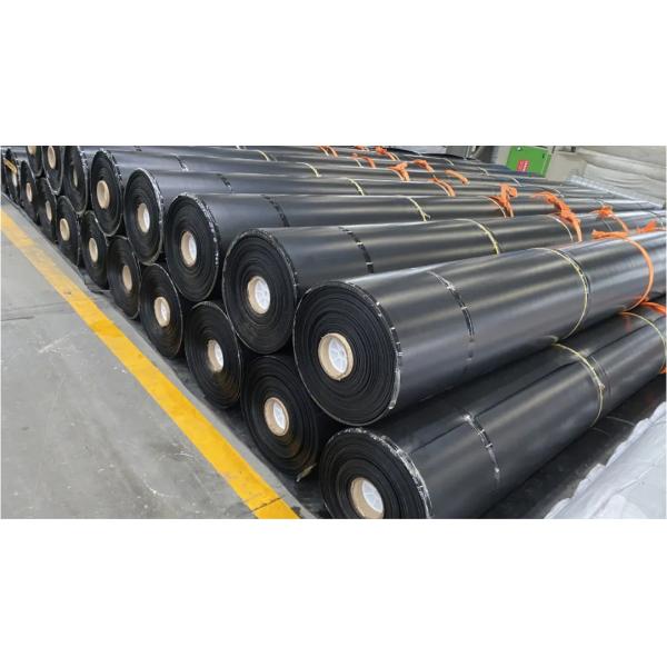 Black HDPE Geomembrane for Landfill Underground Waterproofing in 0.12-4.0mm Thickness