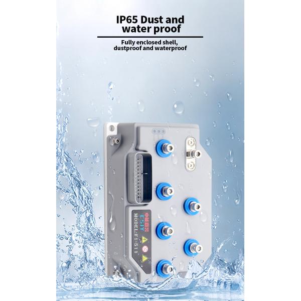 Harsh Environment Electric Forklift Drive Motor Adaptation to 48V DC Servo Motors with 1.5KW to 2.5KW Incremental Encoder Type