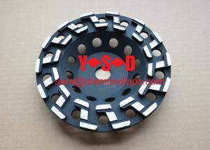 China 7 S Segment Cup Wheel Diamond Cup Grinding Wheel for Concrete floor on sale