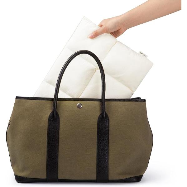 Comfortable puffy laptop sleeve 13 "14", quilted down ladies laptop handbag