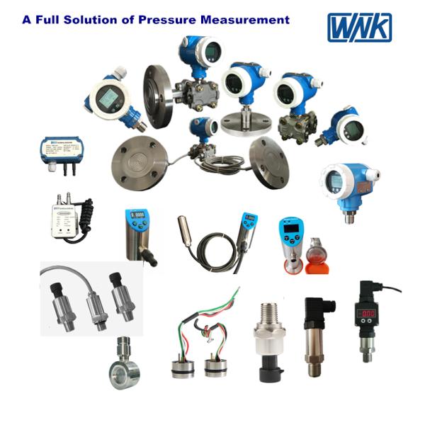 WNK805 Water Pressure Transducer 4-20mA Stainless Steel Shell