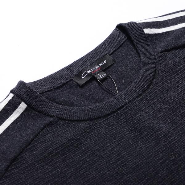 Printed Viscose Long Sleeve Warm Sweater for Men