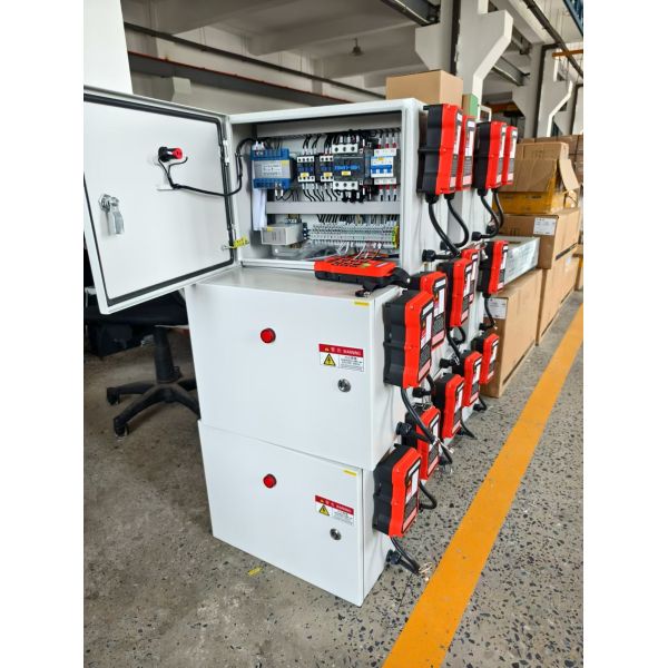Inverter Control Panel Featuring Optional Transfer Switch and Radio Remote
