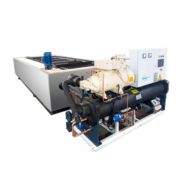 600 KG Customized Industrial Ice Block Ice Making Machine for Energy Mining Operation