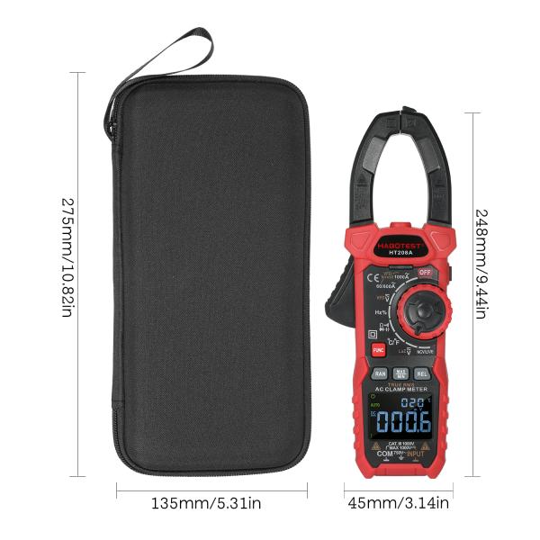 1000V DC AC Clamp Meter , 1000A Current Clamp Meters