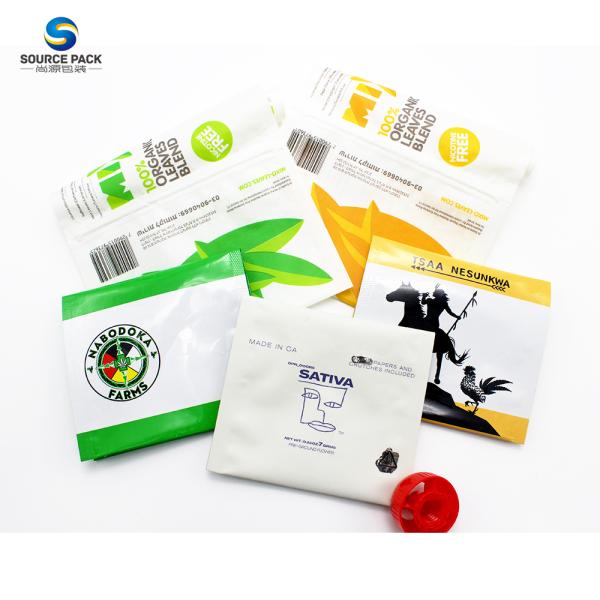 25g 50g 100g Tobacco Packaging Pouch Hand Rolling Tobacco Pouch Packaging Resealable Zipper