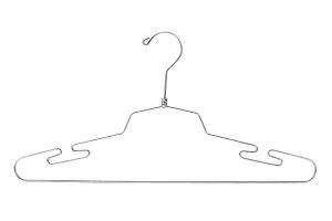 China Betterall Notched Metal Garment Clothes Wire Hangers on sale