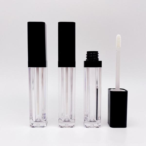 6.5ML Square Empty Lip Gloss Tube With Logo Small Batch Customization