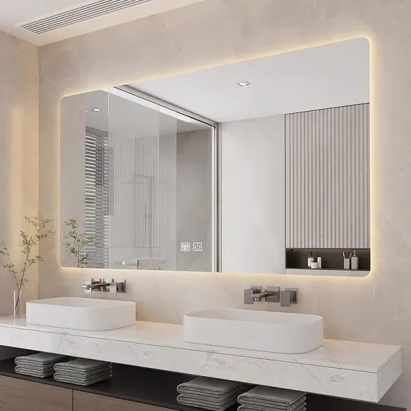 Colorful Handmade Decorative Wall Mirror Stylish Bathroom Decor