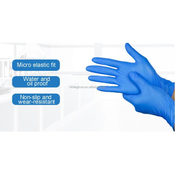 Powder Free Disposable Nitrile Gloves 6 Mil Heavy Duty