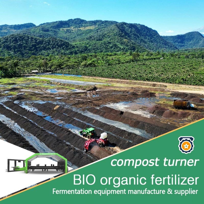 Cost-Effective Crawler-Type Compost Turner with Low-Maintenance Hydraulic System and Durable Basic Structure for Organic Waste Treatment