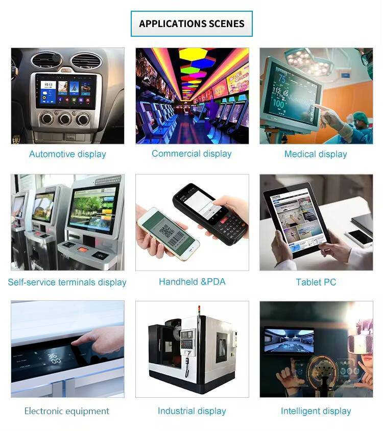 M238HAN03.6 CELL 23.8 inch a-Si TFT-LCD Rectangular Screen Lcd Panel Elevator Display
