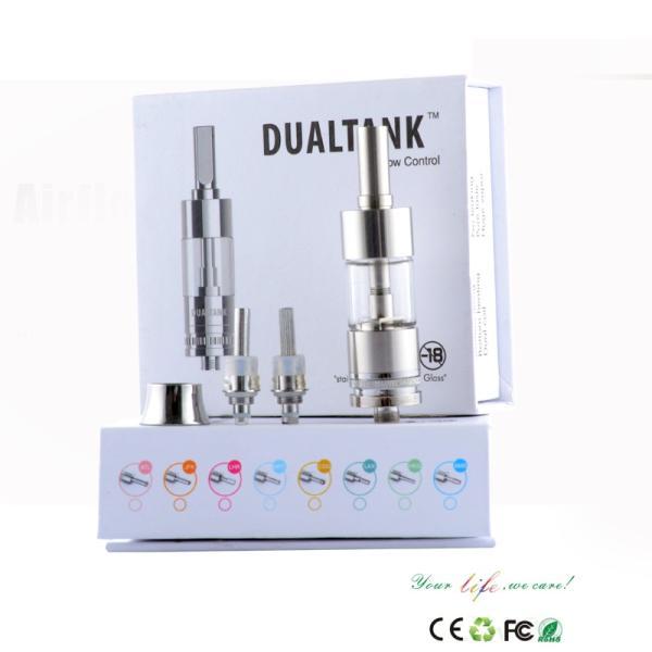 Dualtank clearomizer pyrex glass tube