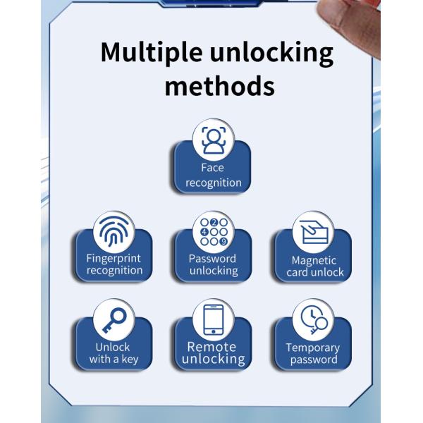 3D Face Recognition Tuya APP Intercom Camera Biometric Fingerprint Smart Locks For Home