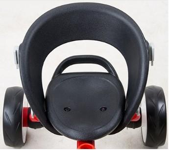 On Foots / Handle Baby Tricycle Bike Adjustable Canopy With Parent Push Handle