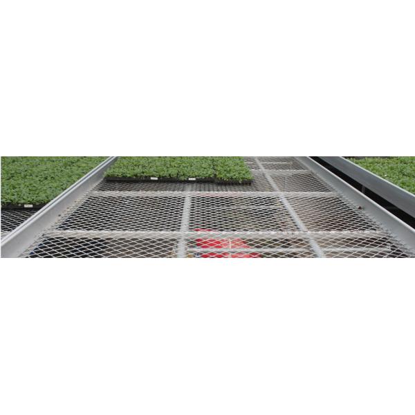 Agricultural Commercial Indoor Mesh Wire Greenhouse Grow Table Rolling Bench For Seeding