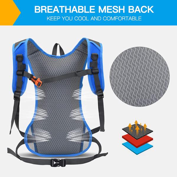 Cycling Lightweight Running Hydration Vest Multicolor Water Bladder Backpack