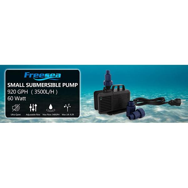 FS-6 Series Outdoor Submersible Pump For Hydroponics ABS Plastic Shell