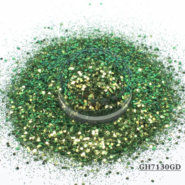 Hexagonal Loose Reflective Chameleon Glitter Mixes Fine Powder Bulk Makeup