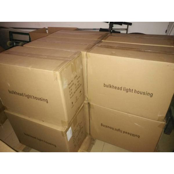 Oval Outdoor Bulkhead Light Fittings 280*185*90mm E27 / LED Version IP65 Waterproof