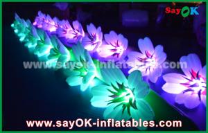 Buy cheap 10m Oxford Cloth Inflatable Lily Flower Chan For Romantic Wedding product