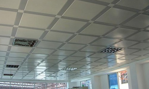 Right Edge Open Frame 0.8mm 0.9mm Aluminium Ceiling Board 600x1200mm