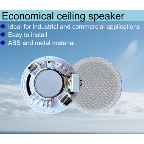 FL-50 5-inch 100V Cost Effective Ceiling Speaker New Design Rimless 6W ABS Plastic PA Ceiling Speaker