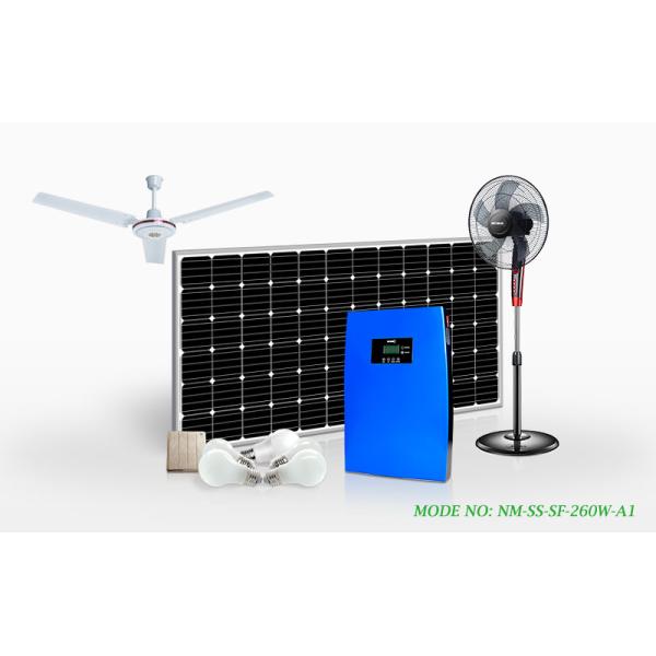 CE Standard Off Grid Solar System Touch Operation With 9 Meter Cable