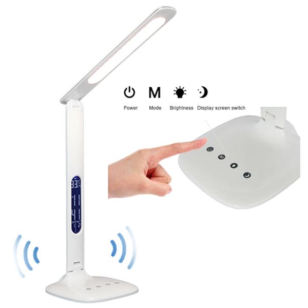 5 Steps Touch Dimming USB LED Table Lamp 8W With Calendar Eye Protection