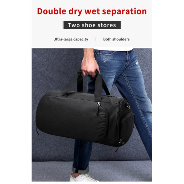 OEM Custom Logo Travel Duffel Backpack Garment Duffle Bag Multi Storey