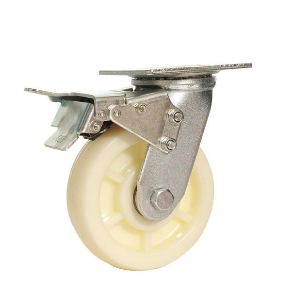 50mm Zinc Plated Heavy Duty Nylon Caster without Steel Core for Industrial Equipment