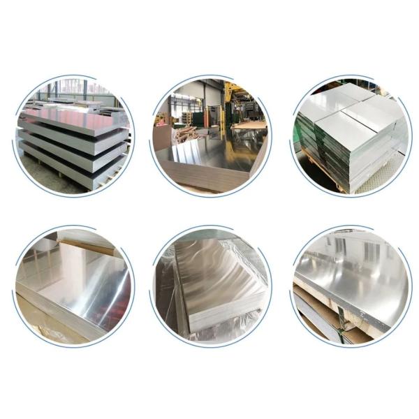 ASTM Flat Aluminum Plate 80mm Alloy Embossed Brush For Aerospace