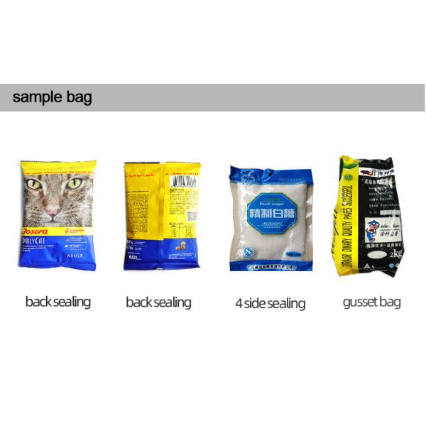 Advanced Full Automatic Multi Function Ten Heads Coffee Bean Snack Candy Rice Sugar Salt Chips Food Packaging Machine
