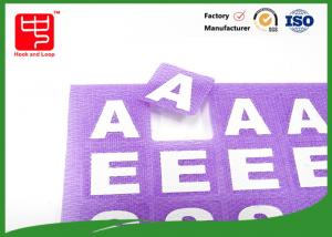 China Reusable Die Cut  Alphabet Letters , self adhesive  dots With Printing Words on sale