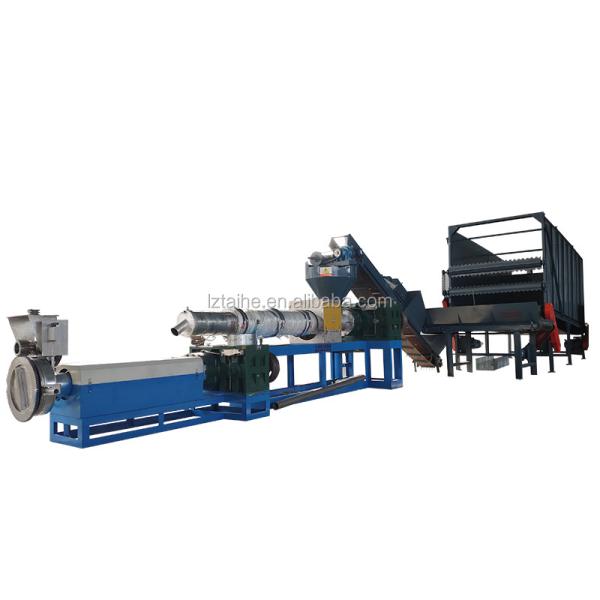 Electric Type Filter Changer HDPE LDPE Plastic Granules Machine for PE Film Recycling