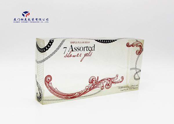Quality 0.3mm Rigid PET Material Custom Printed Plastic Boxes For Gifts 31cmX5cmX14.5cm for sale