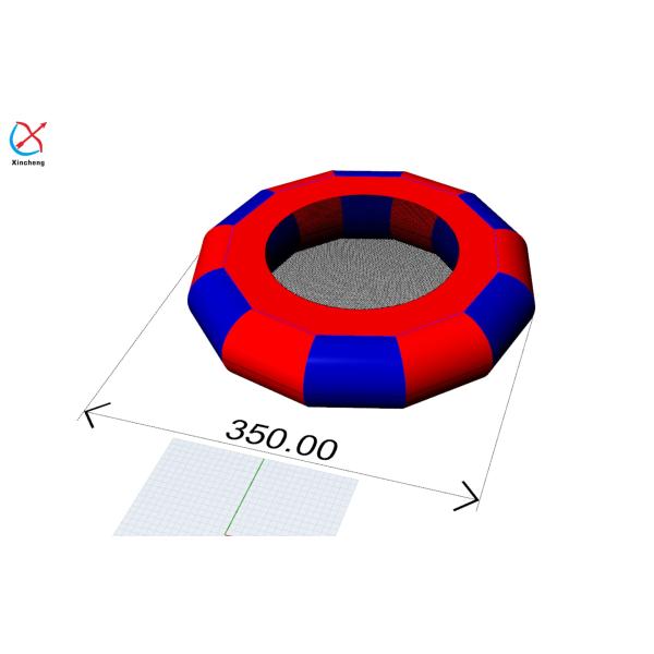 Supplier Inflatable Water Games Inflatable Water Floating TrampolineWith Pump