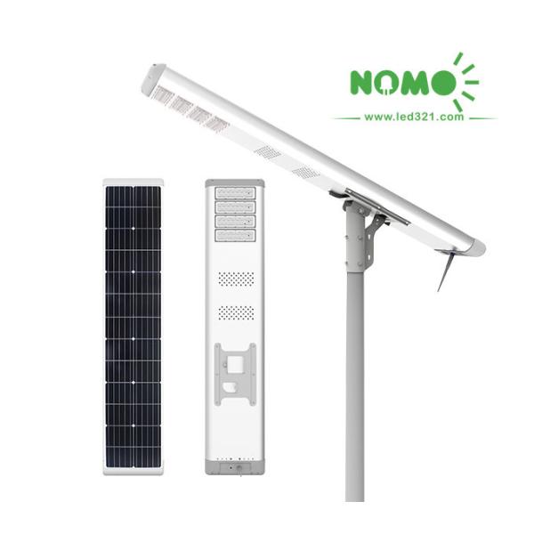 Powder Coating Column Solar Street LED Light Multi-function Smart Grid