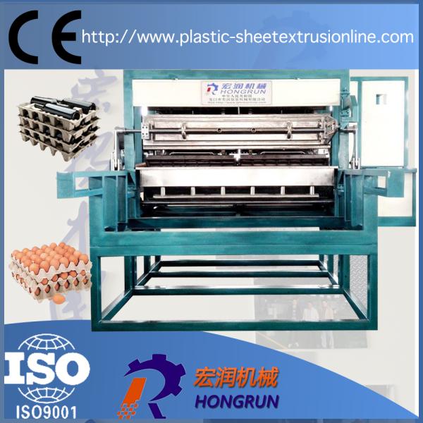 Egg Tray Production Line , Rotary Type Pulp Molding Machine 6000PCS/H egg carton forming machine