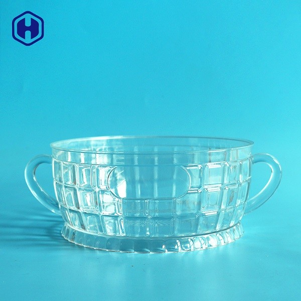 45oz Birthday Gift Plastic Food Storage Jars Transparent Clear Cylinder Container