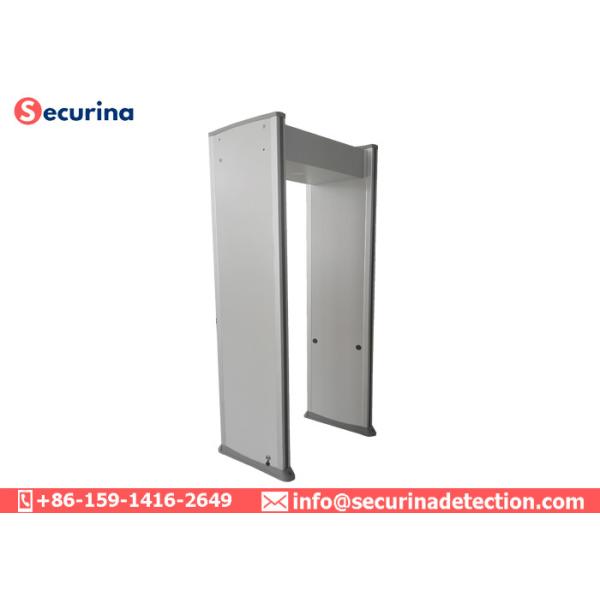 Small LCD Display Walk Through Metal Detectors 8 Zones With Self - Diagnostic Program