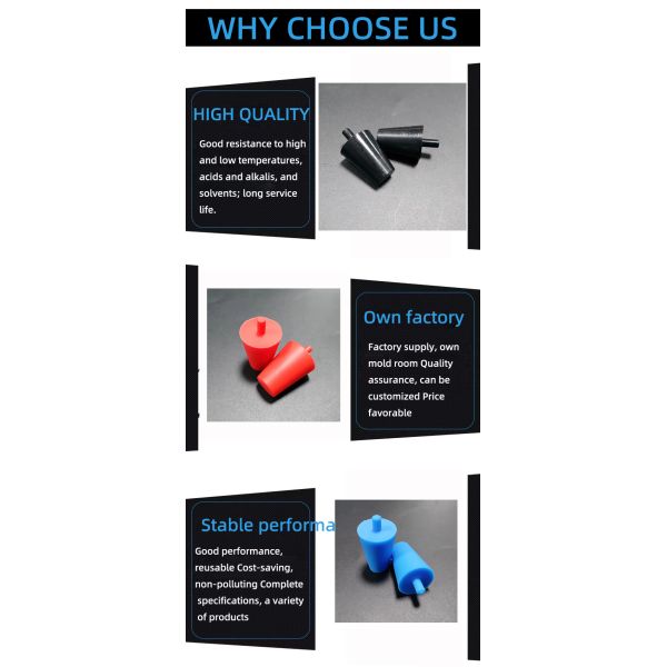 Industrial Silicone Seal Plug Kit for Sealing and Painting Protection in High Temperatures