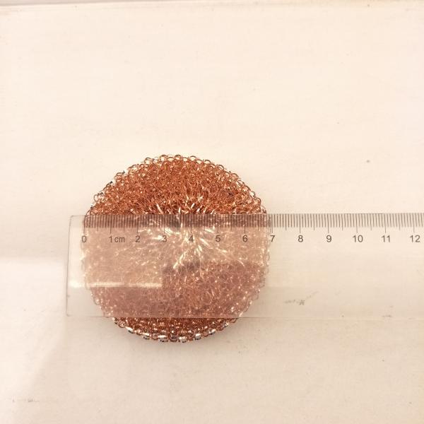 Copperized Stainless Scouring Pad Durable For Kitchen And Houseware Cleaning