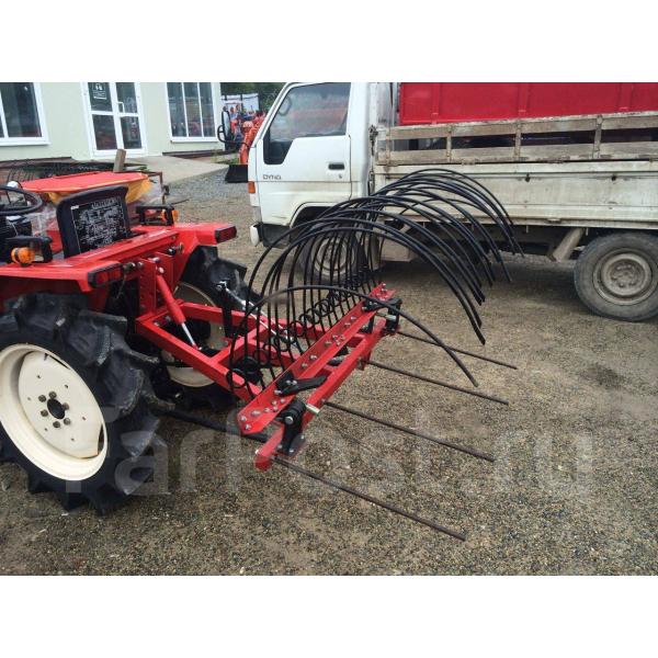 Hay Rake for Small Tractor – Grass Raker & Pasture Forage Collector