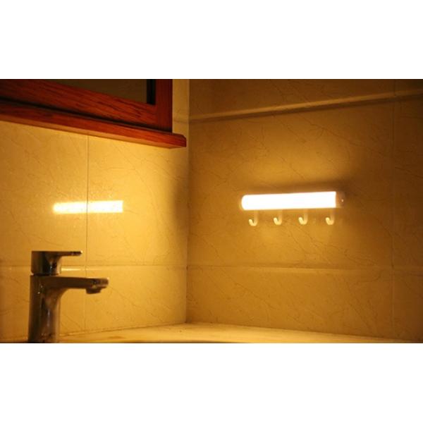 12 LED Emergency Flashlight Night Light Bar With Hook , Nightstand Lamps For Bedroom