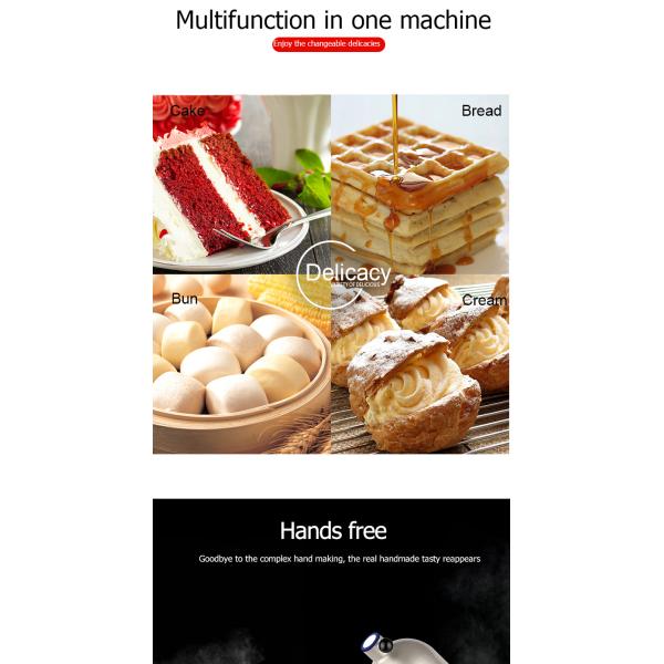 22KG Stainless Steel Multiple Color Spiral Kitchen Dough Mixer for Bread Beverage