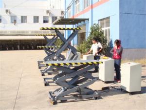 Buy cheap Loading Bay Lifts ,Small Scissor Lift Platform Can Elevate 1000mm - 2000mm Different Height product