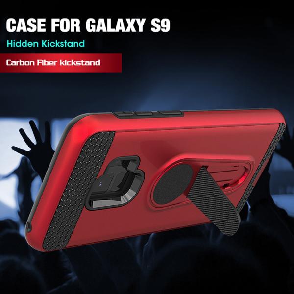 Durable Metal Kickstand Ring Smartphone Protective Case For Samsung S9 2018 A6 Plus