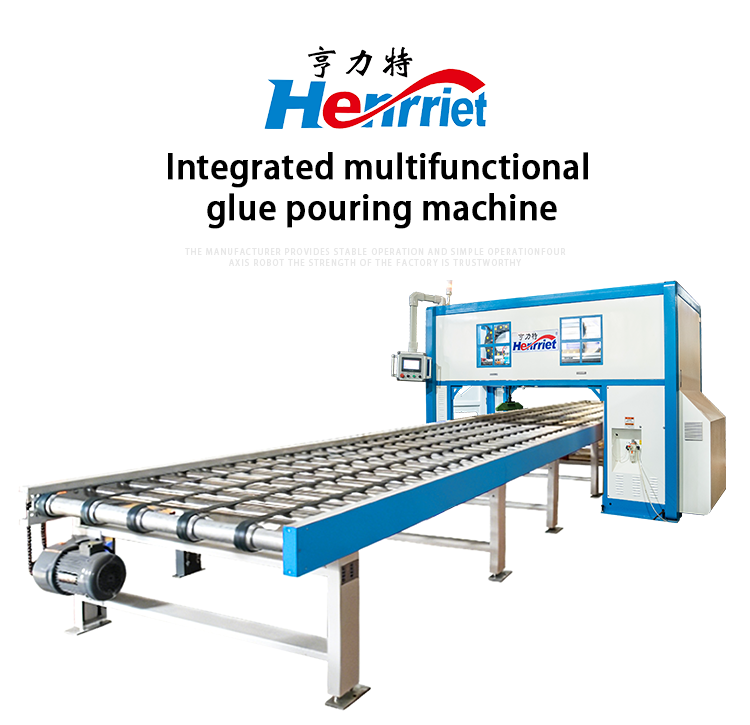 Automatic Conveyor Line Glue Sprayer Machine with 200-1300mm Gel Dripping Width, 1-12m/min Coating Speed, and PLC Touch Screen Control