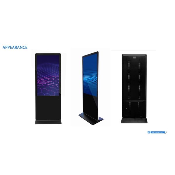 32 Inch Floor Standing Digital Signage with 1920*1080 Resolution and Touch Screen LCD Display